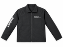 Men's Black Utility Zip-Up Jacket